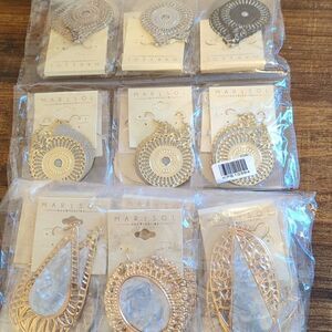 24 Pack Earrings (12 Per Each Pack)